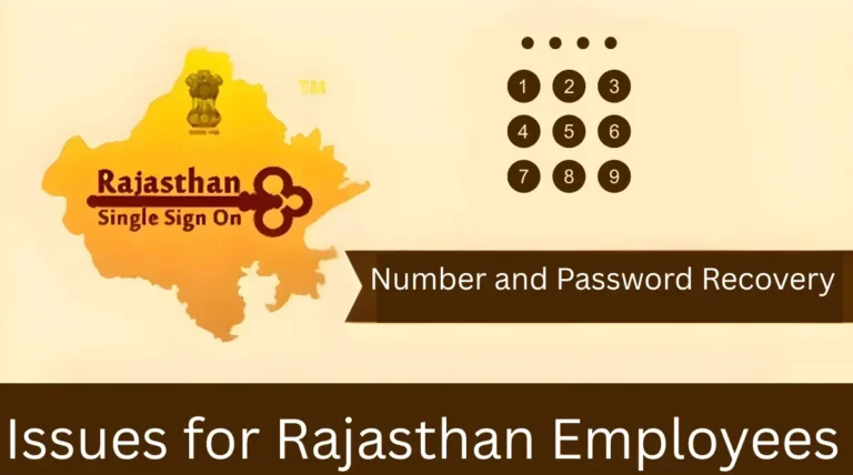 Number and Password Recovery Issues for Rajasthan Employees