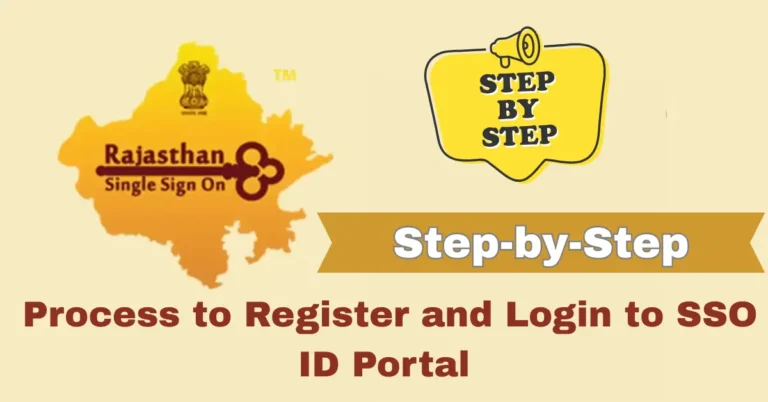 Step-by-Step Process to Register and Login to SSO ID Portal