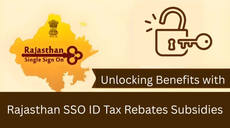 Unlocking Benefits with Rajasthan SSO ID Tax Rebates Subsidies