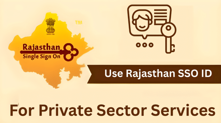 Use Rajasthan SSO ID for Private Sector Services