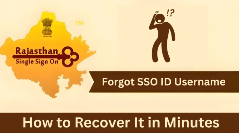 Forgot SSO ID Username How to Recover It in Minutes