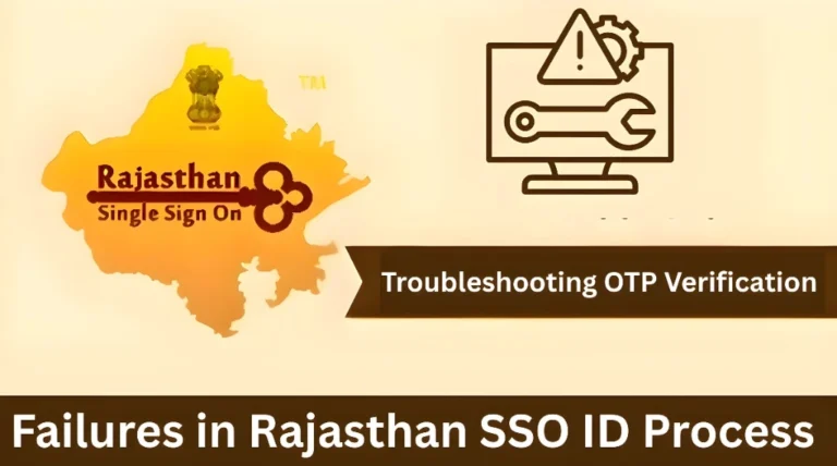 Troubleshooting OTP Verification Failures in Rajasthan SSO ID Process